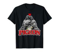 Vintage Pigeon is My Valentine Pigeons Lover Heart Funny T-Shirt