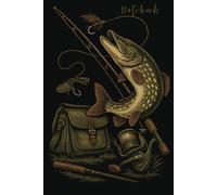Vintage Pike Fishing Notebook - Classic Angler’s Edition | Logbook for Lures, Gear, & Predator Catch Records: Traditional fishing notebook with ... recording tactics, catches, and session notes
