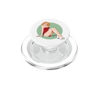 Vintage Pin-Up Girl Art Américain Rétro Nostalgie PopSockets PopGrip pour MagSafe