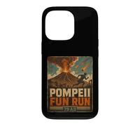 Vintage Pompéi Fun Run Ancient Rome Volcan Eruption Humour Coque pour iPhone 13 Pro