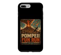 Vintage Pompéi Fun Run Ancient Rome Volcan Eruption Humour Coque pour iPhone 7 Plus/8 Plus