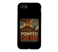 Vintage Pompéi Fun Run Ancient Rome Volcan Eruption Humour Coque pour iPhone SE (2020) / 7/8
