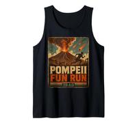 Vintage Pompéi Fun Run Ancient Rome Volcan Eruption Humour Débardeur