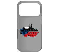 Vintage Prague Paysage Urbain Skyline République tchèque Carte Coque pour iPhone 17 Pro