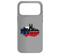 Vintage Prague Paysage Urbain Skyline République tchèque Carte Coque pour iPhone 17 Pro Max