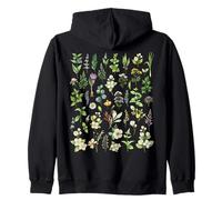 Vintage Pressed Flowers Blooming Floral Boho Wildflowers Sweat à Capuche
