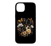 Vintage Pressed Flowers Butterflies Floral Boho Wildflowers Coque pour iPhone 14 Plus