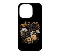 Vintage Pressed Flowers Butterflies Floral Boho Wildflowers Coque pour iPhone 14 Pro