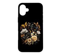 Vintage Pressed Flowers Butterflies Floral Boho Wildflowers Coque pour iPhone 16 Plus