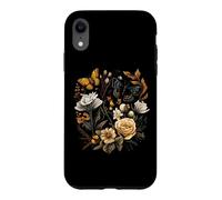 Vintage Pressed Flowers Butterflies Floral Boho Wildflowers Coque pour iPhone XR