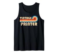 Vintage Printer Job Title Birthday Idea Débardeur