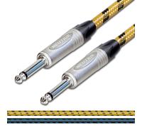 Vintage Pro Guitare Câble 0.6cm Mono Neutrik Droit Jacks 2m, 3M, 5m Câble