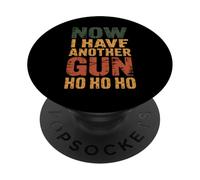 Vintage Pro Gun - Rétro Maintenant, J'Ai Un Autre Pistolet Ho Ho Ho PopSockets PopGrip Adhésif