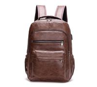 Vintage PU - Capacité Hommes Sac de Voyage Tendance Cuir Spécifications Multifonctionnel Élégant Sac pour Étudiants | avec Espace et Confort pour la Navette et L'école