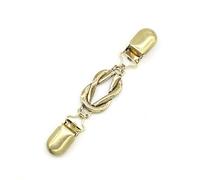 Vintage Pull Clip Cardigan Écharpe Boucle Accessoire pour Femmes avec Ton Argent Antique et Gravure délicate Broche de col, Einheitsgröße, comme décrit