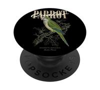 Vintage Quaker Perroquet Observation des Oiseaux Nature Amour Oiseaux PopSockets PopGrip Adhésif