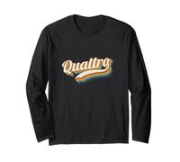 Vintage Quattro Personnalisé Nom Quattro Manche Longue