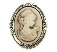 Vintage Queen Lady Pattern Charm Brooch Pin Badge Fashion Lapel Clothing Decorations Jewelry for Women Girl Queen Lady Charm Brooch Clothing