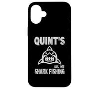 Vintage Quint's Shark Fishing 1975 Rétro Coque pour iPhone 16 Plus