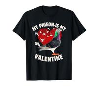 Vintage Racing Pigeons My Pigeon is My Valentine 2026 Drôle T-Shirt
