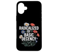Vintage Radicalized by Basic Decency Retro Wild Floral Women Coque pour iPhone 16 Plus