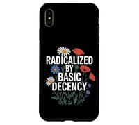 Vintage Radicalized by Basic Decency Retro Wild Floral Women Coque pour iPhone XS Max