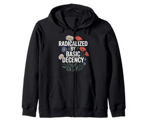 Vintage Radicalized by Basic Decency Retro Wild Floral Women Sweat à Capuche