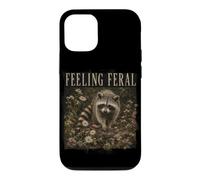 Vintage Raton Laveur Sensation Forêt Ferale Humour Humour Humour Coque pour iPhone 12/12 Pro