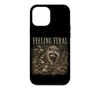 Vintage Raton Laveur Sensation Forêt Ferale Humour Humour Humour Coque pour iPhone 12 Pro Max