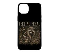 Vintage Raton Laveur Sensation Forêt Ferale Humour Humour Humour Coque pour iPhone 14 Plus