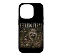 Vintage Raton Laveur Sensation Forêt Ferale Humour Humour Humour Coque pour iPhone 14 Pro