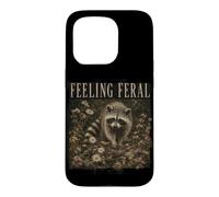 Vintage Raton Laveur Sensation Forêt Ferale Humour Humour Humour Coque pour iPhone 15 Pro