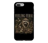 Vintage Raton Laveur Sensation Forêt Ferale Humour Humour Humour Coque pour iPhone 7 Plus/8 Plus