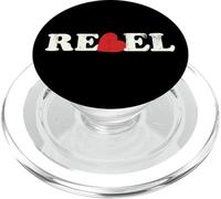 Vintage Rebel Heart Design I Rebelle et Chaleureux PopSockets PopGrip pour MagSafe