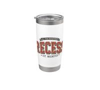 Vintage Recess School Break Est Whenever Design Gobelet isotherme en acier inoxydable double paroi
