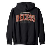 Vintage Recess School Break Est Whenever Design Sweat à Capuche
