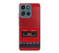 Vintage Red Cassette Player Graphic Etui Coque Housse pour Motorola Moto G (2026), G Play (2026)