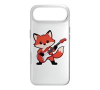 Vintage Red Fox Punk Music Playing Guitar Coque pour iPhone Air