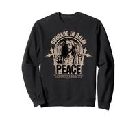 Vintage Religieux chrétien Dieu Foi jésus Christ Paix Sweatshirt