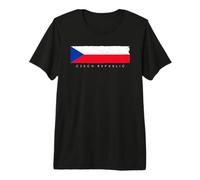 Vintage République tchèque Amoureux des Vacances T-Shirt Haut de Gamme