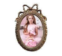 Vintage Resin Picture Frame - Gold Picture Frames Vintage | Antique Gold Photo Frame For Table Top And Wall Display | Resin Wall Art Tabletop Display Home Decor For Wedding Holiday Christmas Party