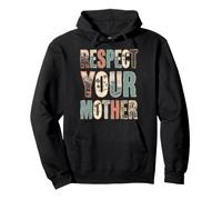 Vintage Respect Your Mother Earth Sensibilisation au Changement Climatique Sweat à Capuche