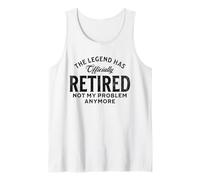 Vintage Retired 2026 Not My Problem Anymore Débardeur