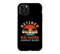 Vintage Retired No More Monday Blues Retirement Coque pour iPhone 11 Pro