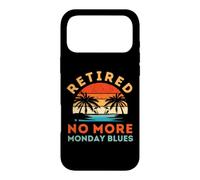 Vintage Retired No More Monday Blues Retirement Coque pour iPhone 17 Pro Max