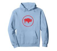 Vintage Retro Bison American Buffalo Minimalist Sweat à Capuche