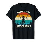 Vintage Retro Funny Trex Dinosaur Now I'm Unstoppable T-Rex T-Shirt