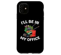 Vintage Retro Gardening Decor life's I'll Be in My Office Coque pour iPhone 11