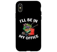 Vintage Retro Gardening Decor life's I'll Be in My Office Coque pour iPhone X/XS