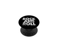 Vintage Retro Grunge Old Rock & Roll Music, Rock N' Roll PopSockets PopGrip Adhésif